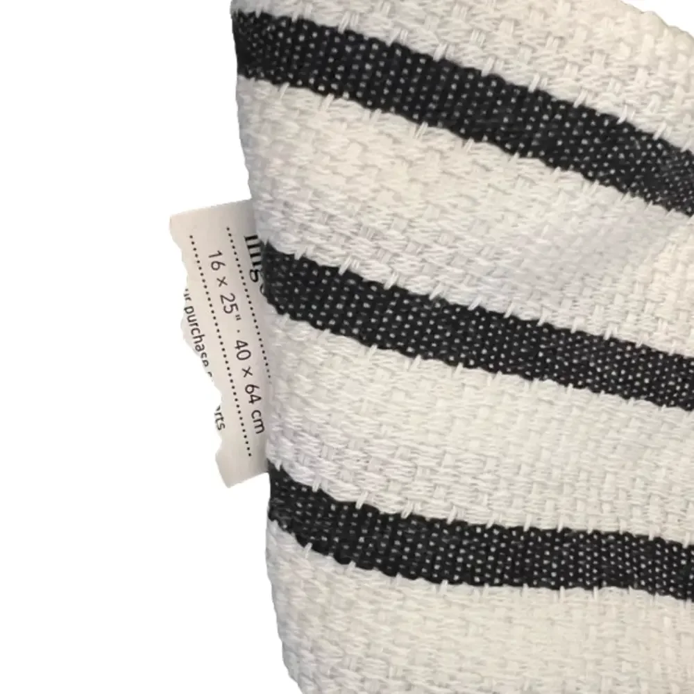 NWT Basketweave Striped Tea Towel